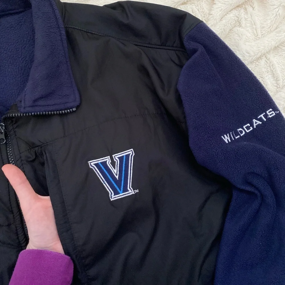 Vintage Villanova University fleece vintage‎ Proplayer zip-up jacket